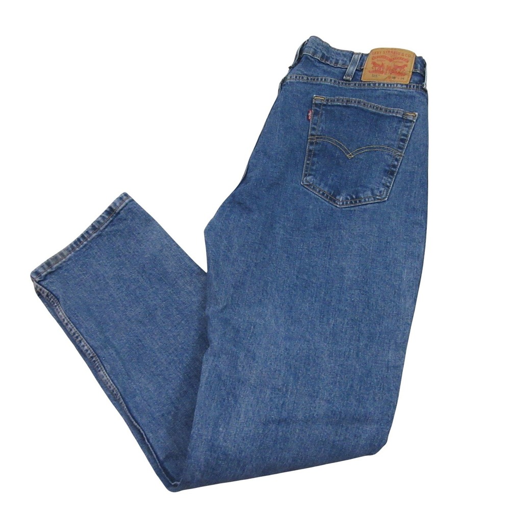 Levi Strauss 514 Mens‎ Jeans W38 L34 Blue Straight Fit Denim